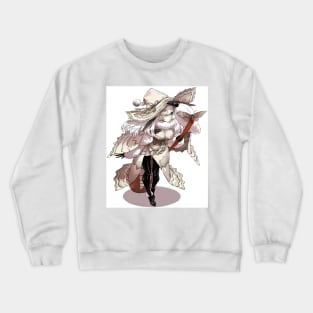 white witch moth Crewneck Sweatshirt